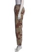 Palm Angels Camouflage Print Straight Leg Pants