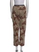 Palm Angels Camouflage Print Straight Leg Pants