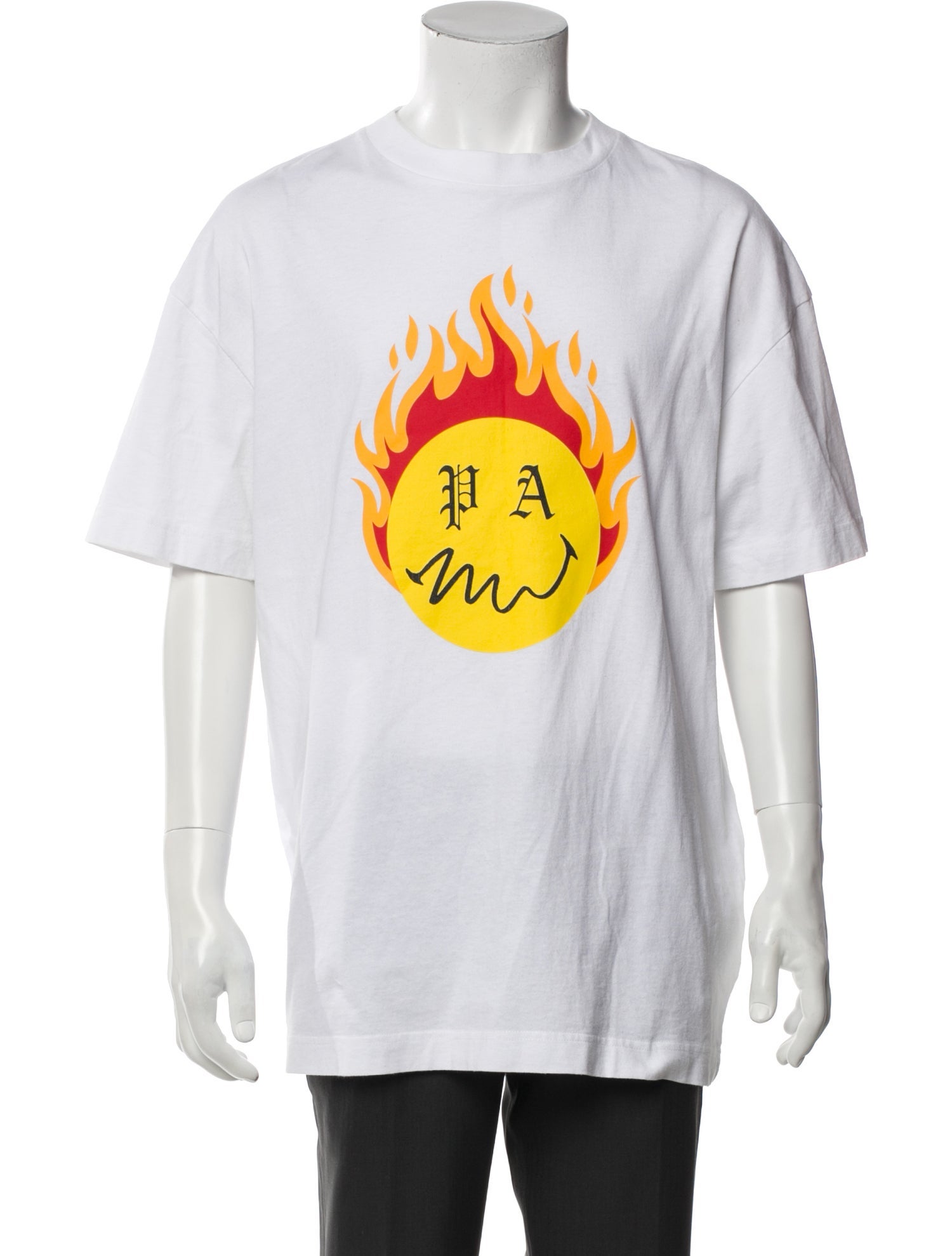 Palm Angels Graphic Print Short Sleeve Shirt