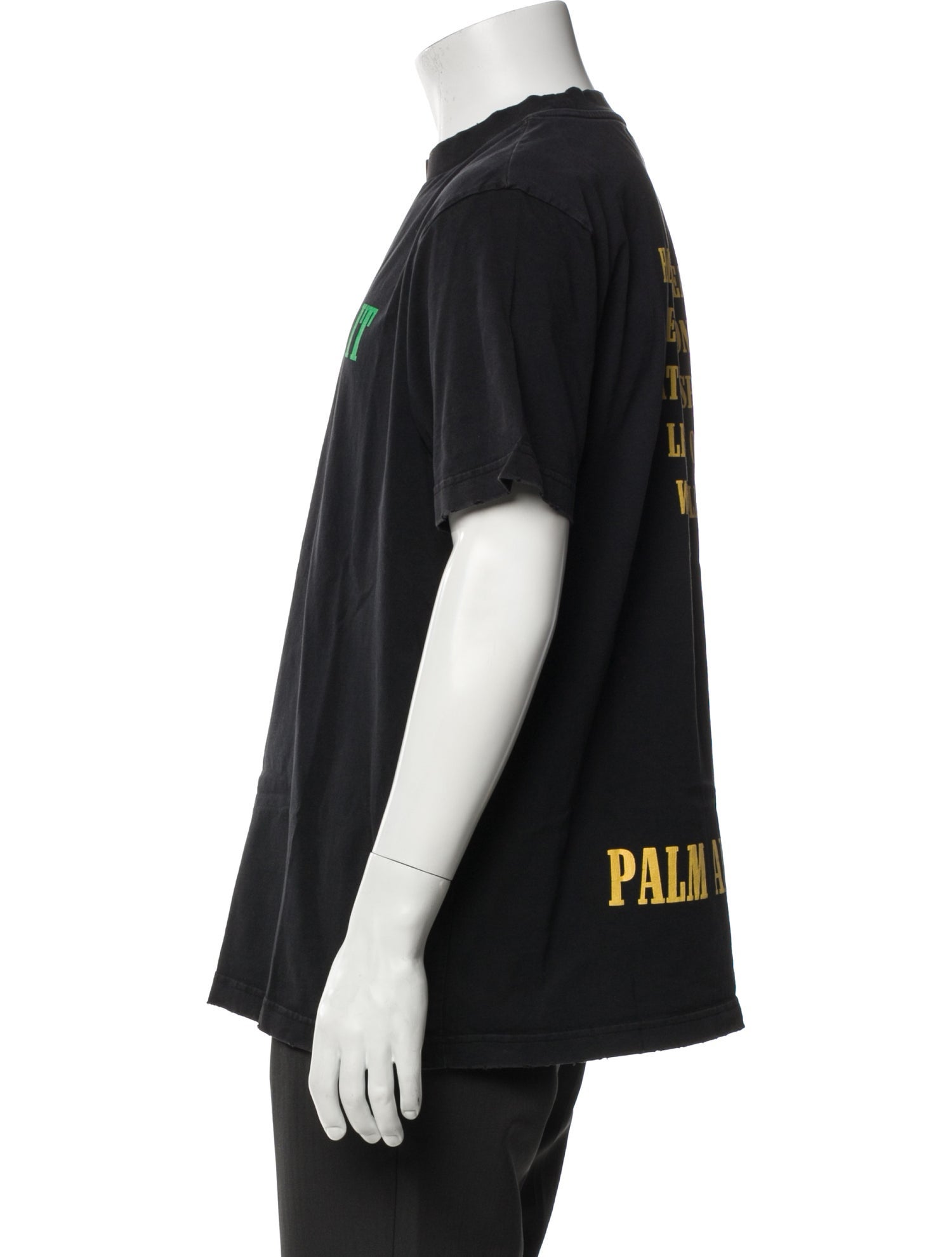 Palm Angels Graphic Print Crew Neck T-Shirt