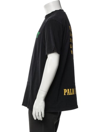 Palm Angels Graphic Print Crew Neck T-Shirt