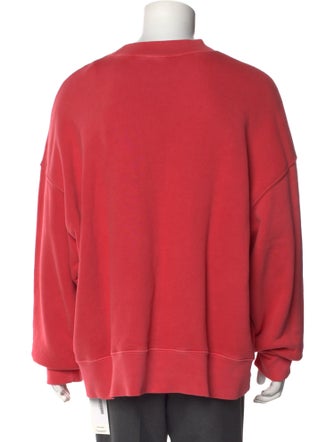 Palm Angels Graphic Print Crew Neck Sweatshirt