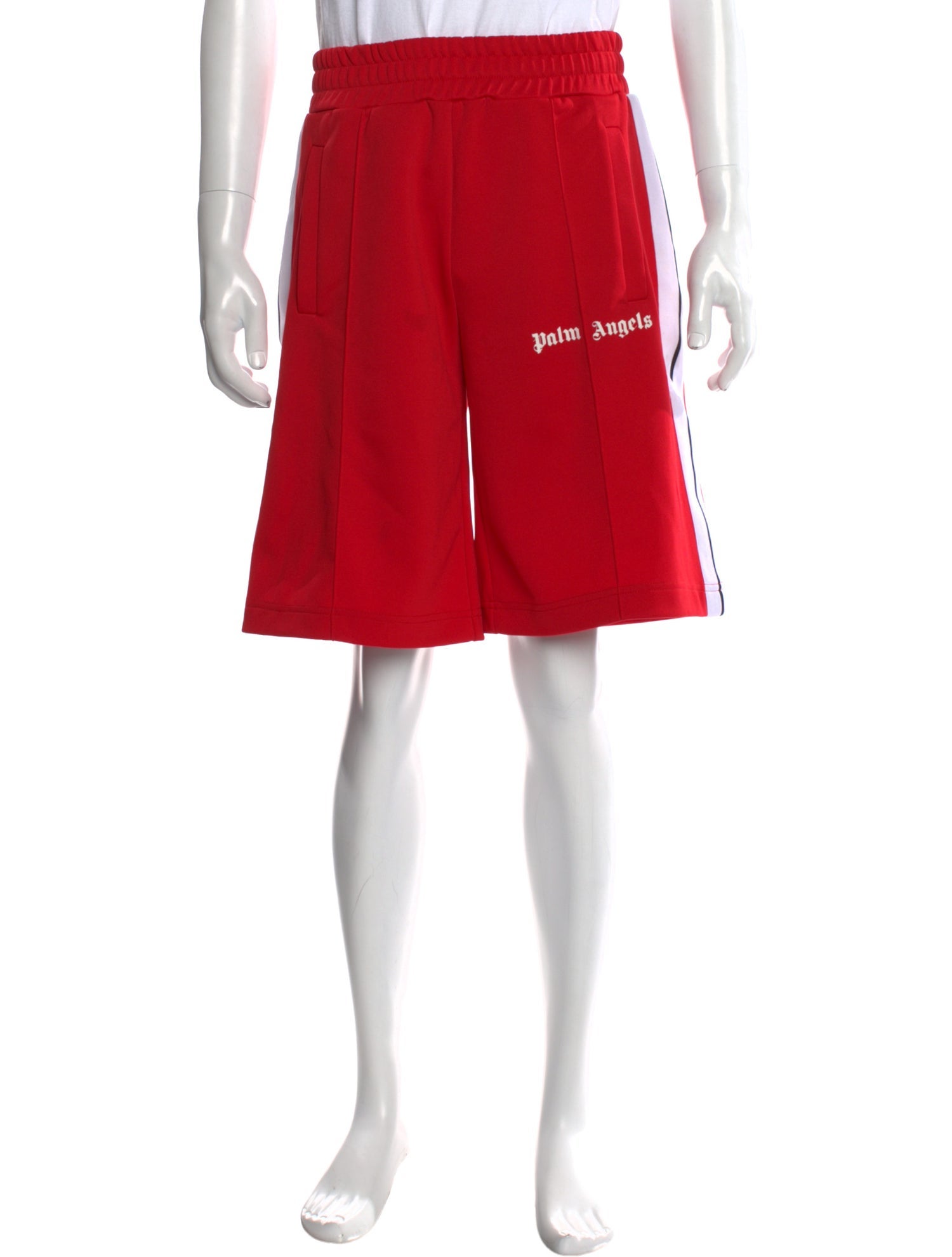 Palm Angels Graphic Print Jogger Shorts