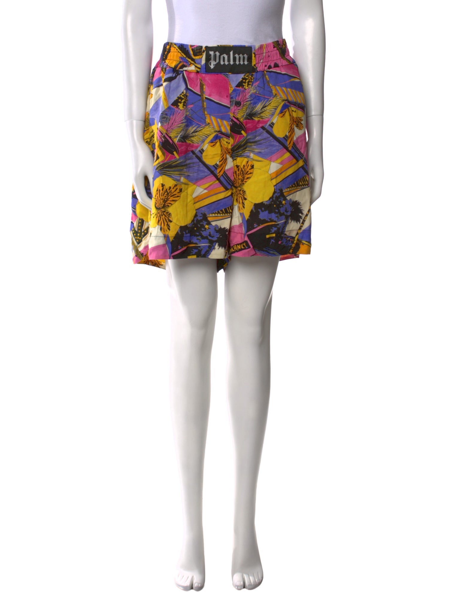 Palm Angels Floral Print Knee-Length Shorts