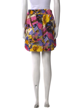 Palm Angels Floral Print Knee-Length Shorts