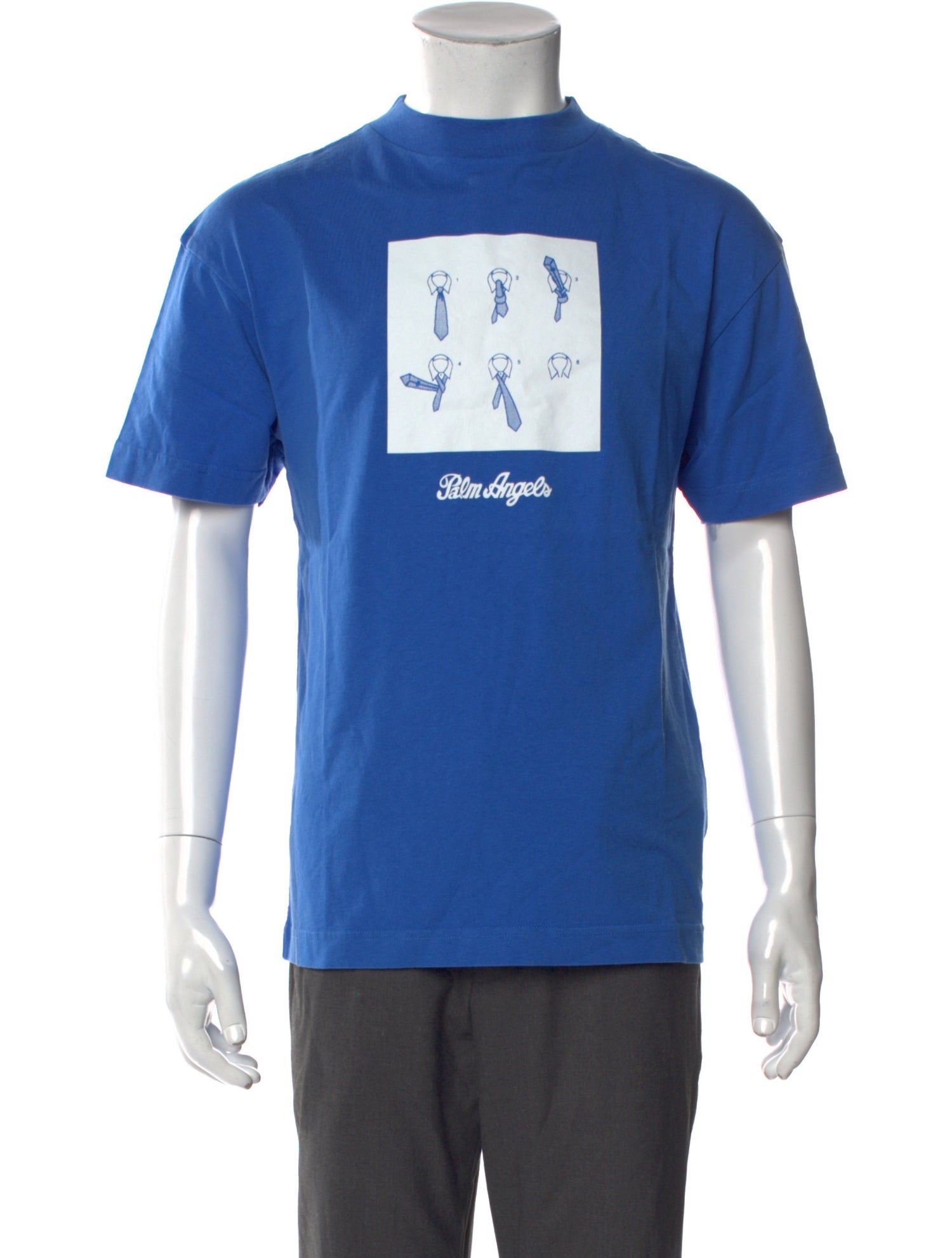 Palm Angels Graphic Print Crew Neck T-Shirt