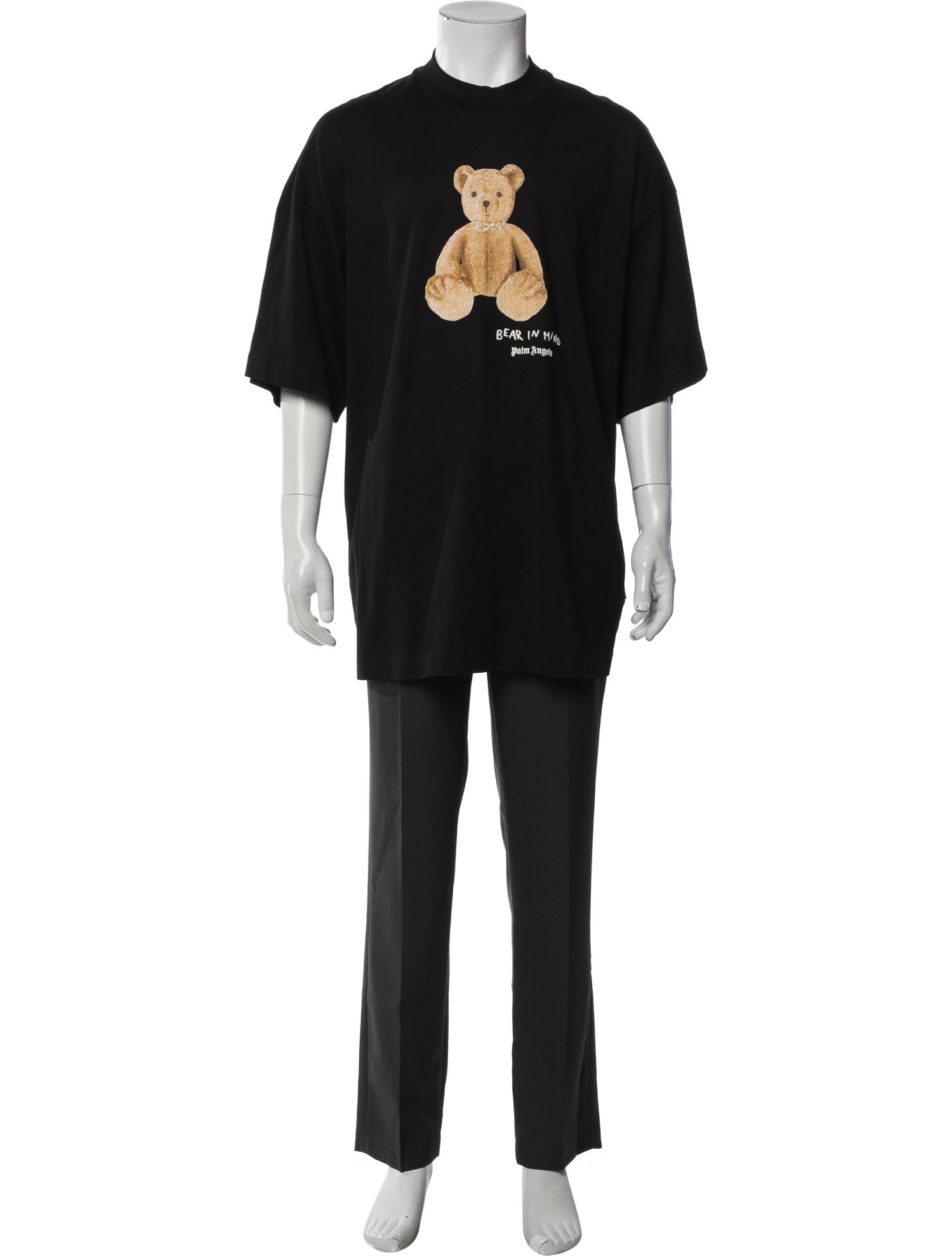 Palm Angels Graphic Print Crew Neck T-Shirt