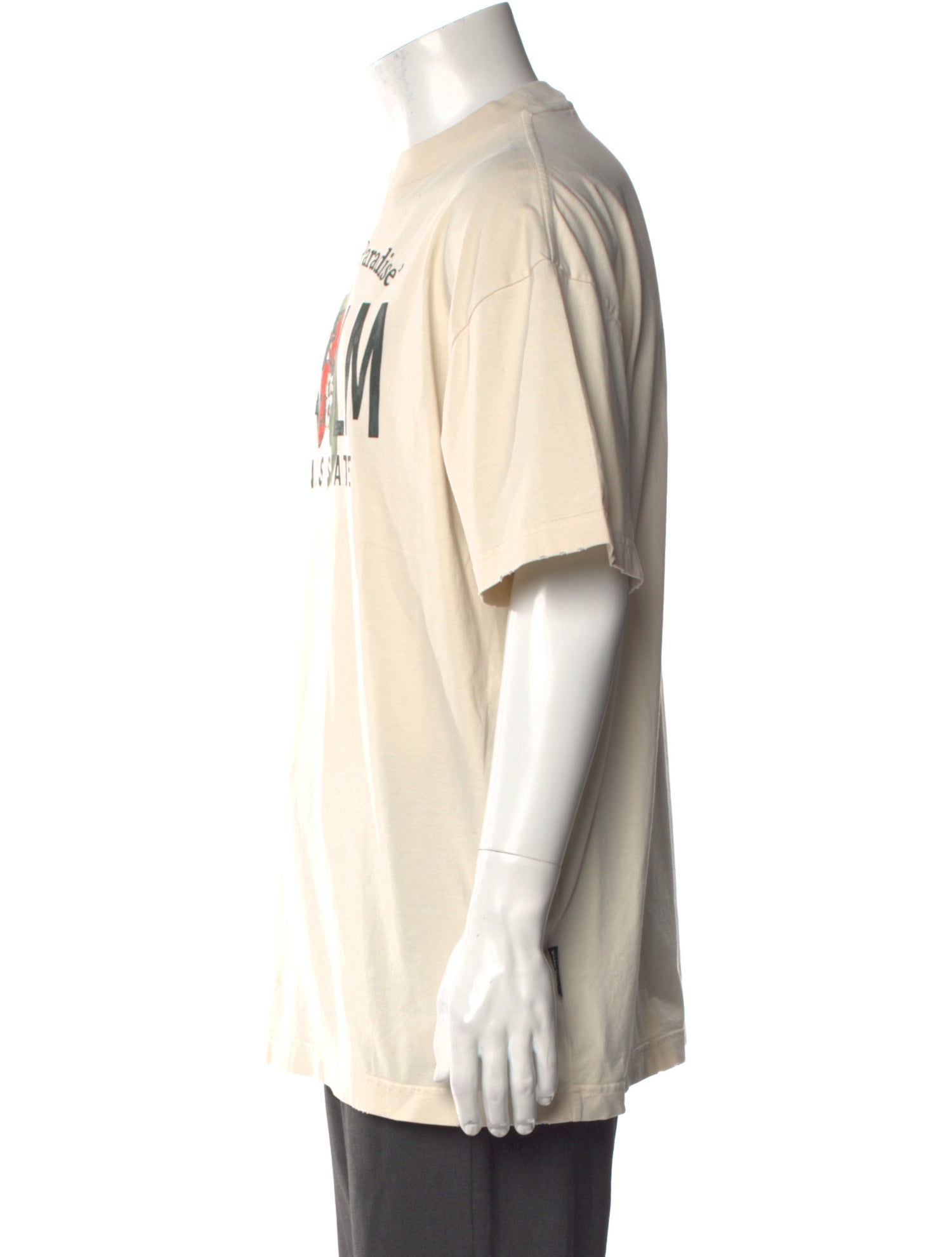 Palm Angels Graphic Print Crew Neck T-Shirt