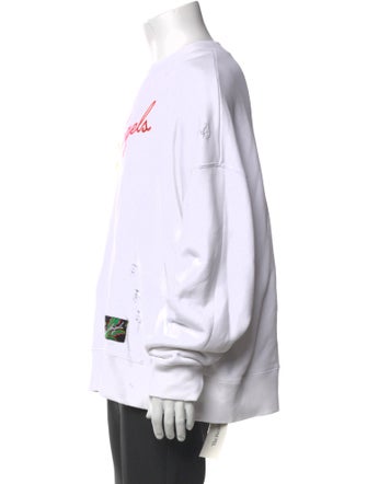 Palm Angels Graphic Print Crew Neck Pullover