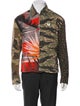 Palm Angels Camouflage Print Moto Jacket