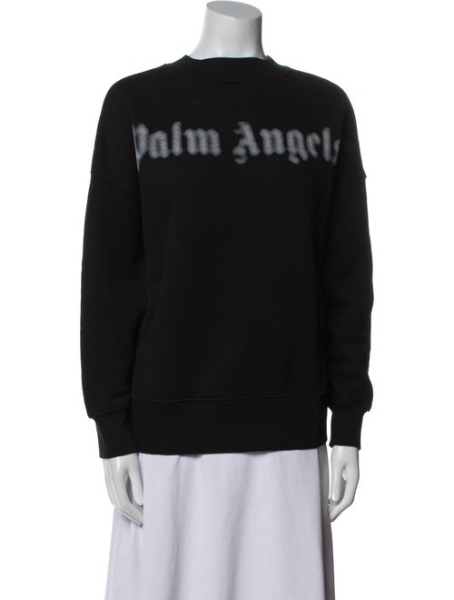 Palm Angels Graphic Print Crew Neck Sweatshirt