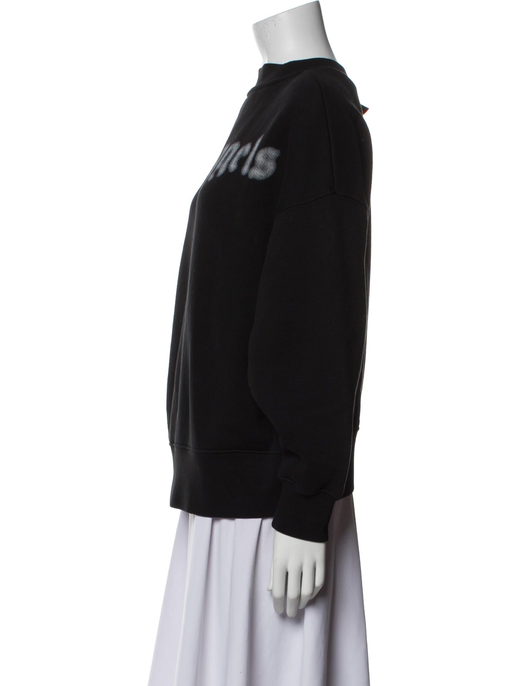 Palm Angels Graphic Print Crew Neck Sweatshirt