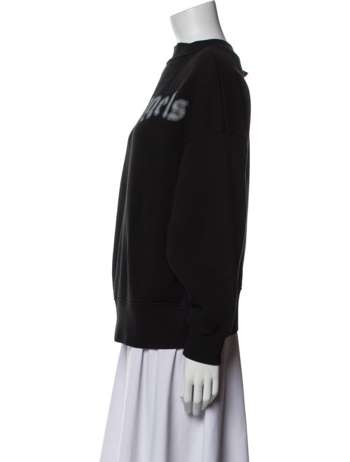 Palm Angels Graphic Print Crew Neck Sweatshirt