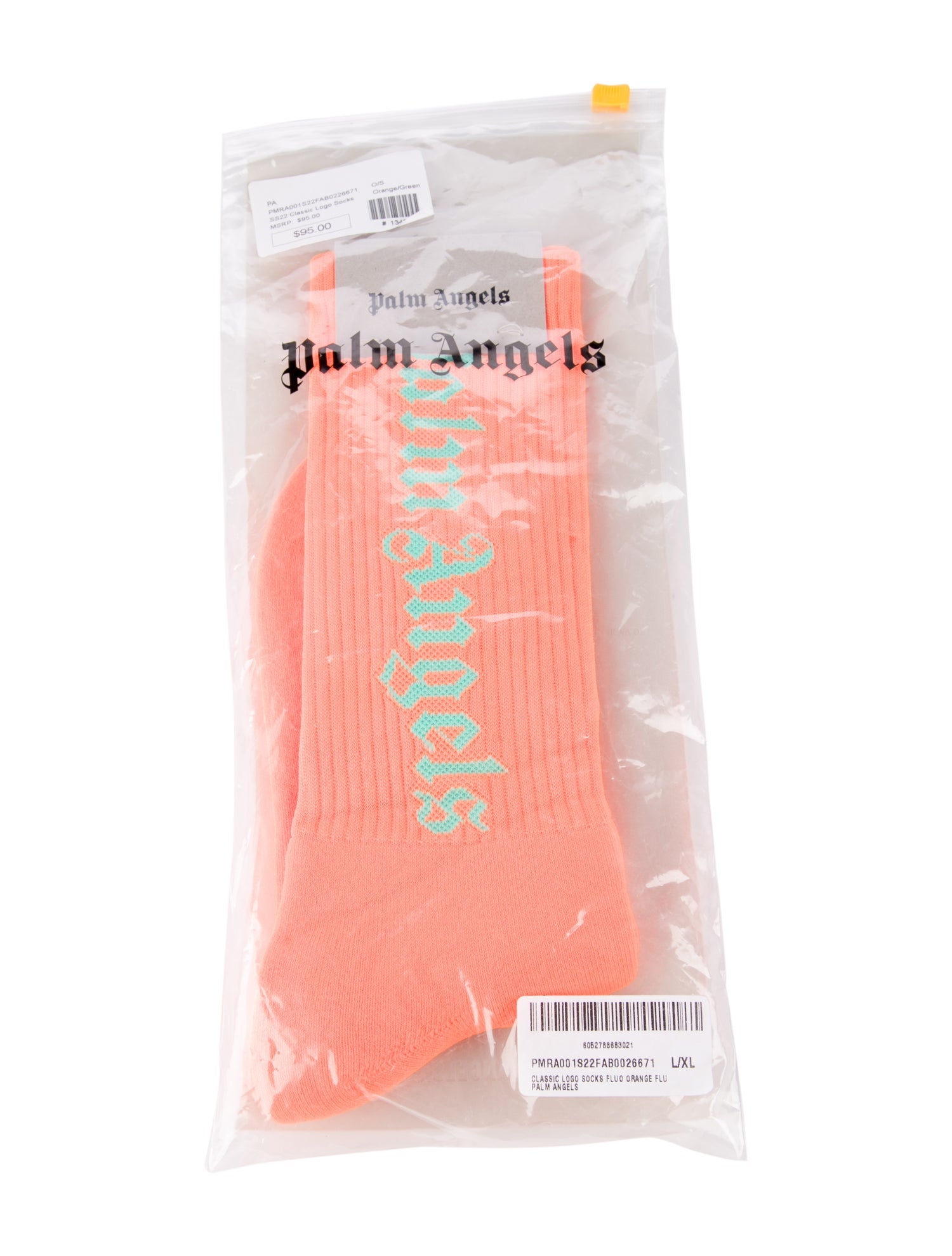 Palm Angels Long Socks With Printed Designs. w/Tags