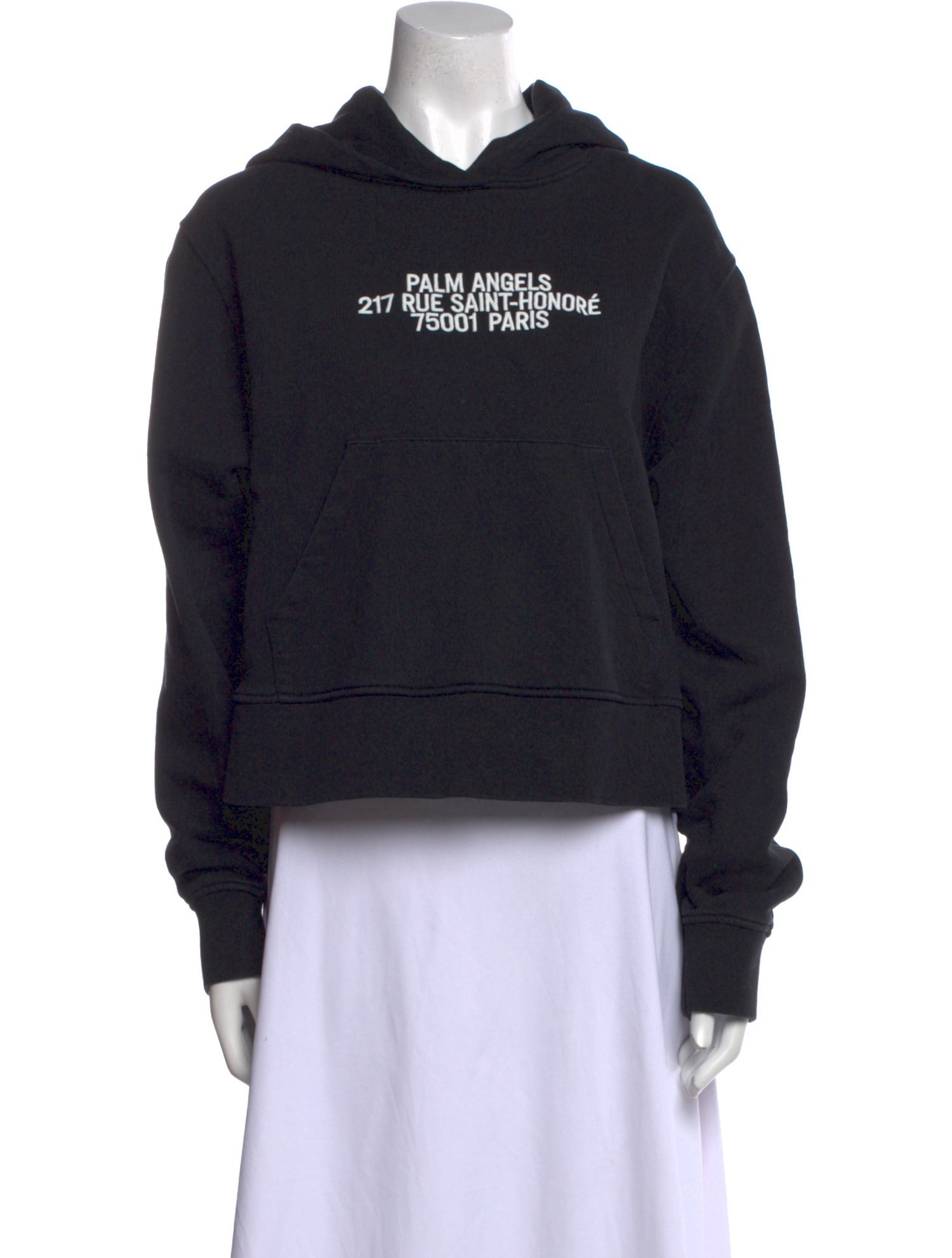 Palm Angels Graphic Print Crew Neck Sweatshirt