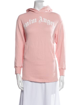 Palm Angels Graphic Print Mock Neck Sweatshirt