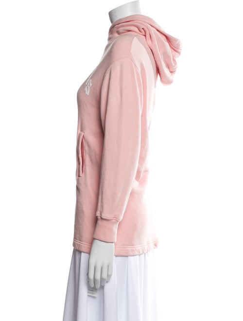 Palm Angels Graphic Print Mock Neck Sweatshirt