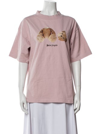 Palm Angels Graphic Print Crew Neck T-Shirt