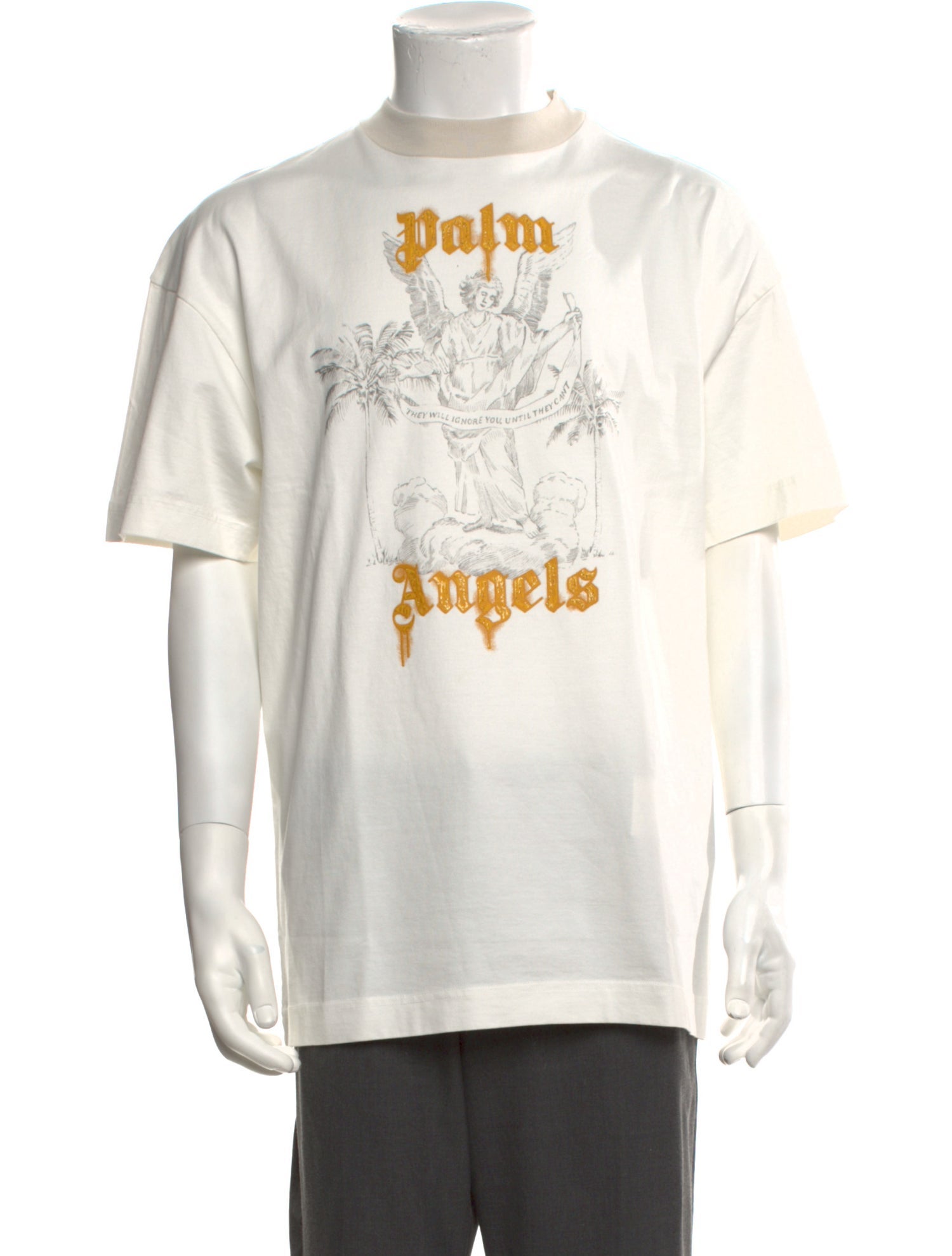 Palm Angels Graphic Print Crew Neck T-Shirt w/ Tags