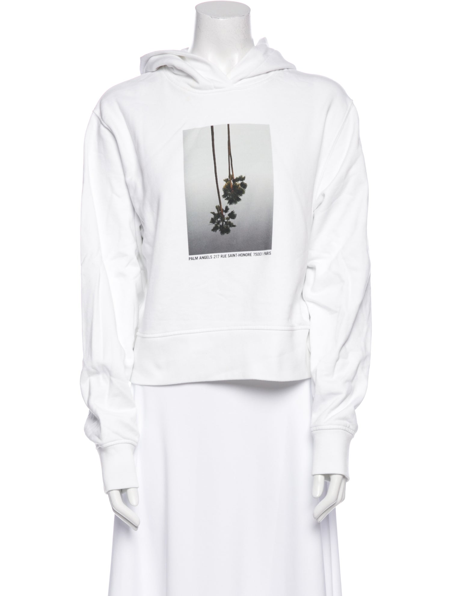 Palm Angels Graphic Print Crew Neck Sweatshirt