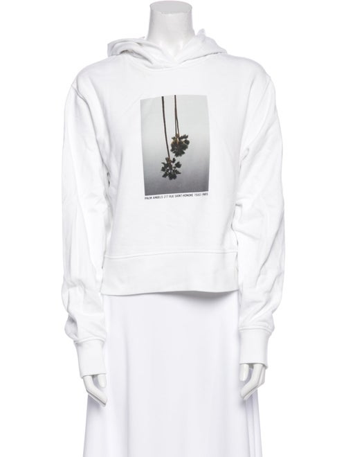 Palm Angels Graphic Print Crew Neck Sweatshirt