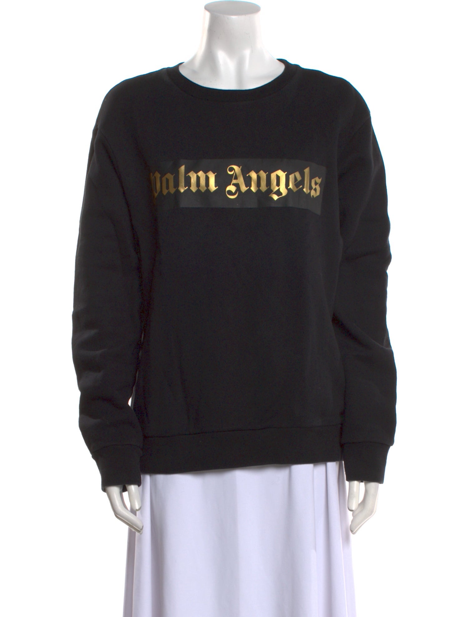 Palm Angels Graphic Print Crew Neck Sweatshirt