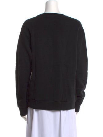 Palm Angels Graphic Print Crew Neck Sweatshirt