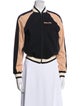 Palm Angels Colorblock Pattern Bomber Jacket