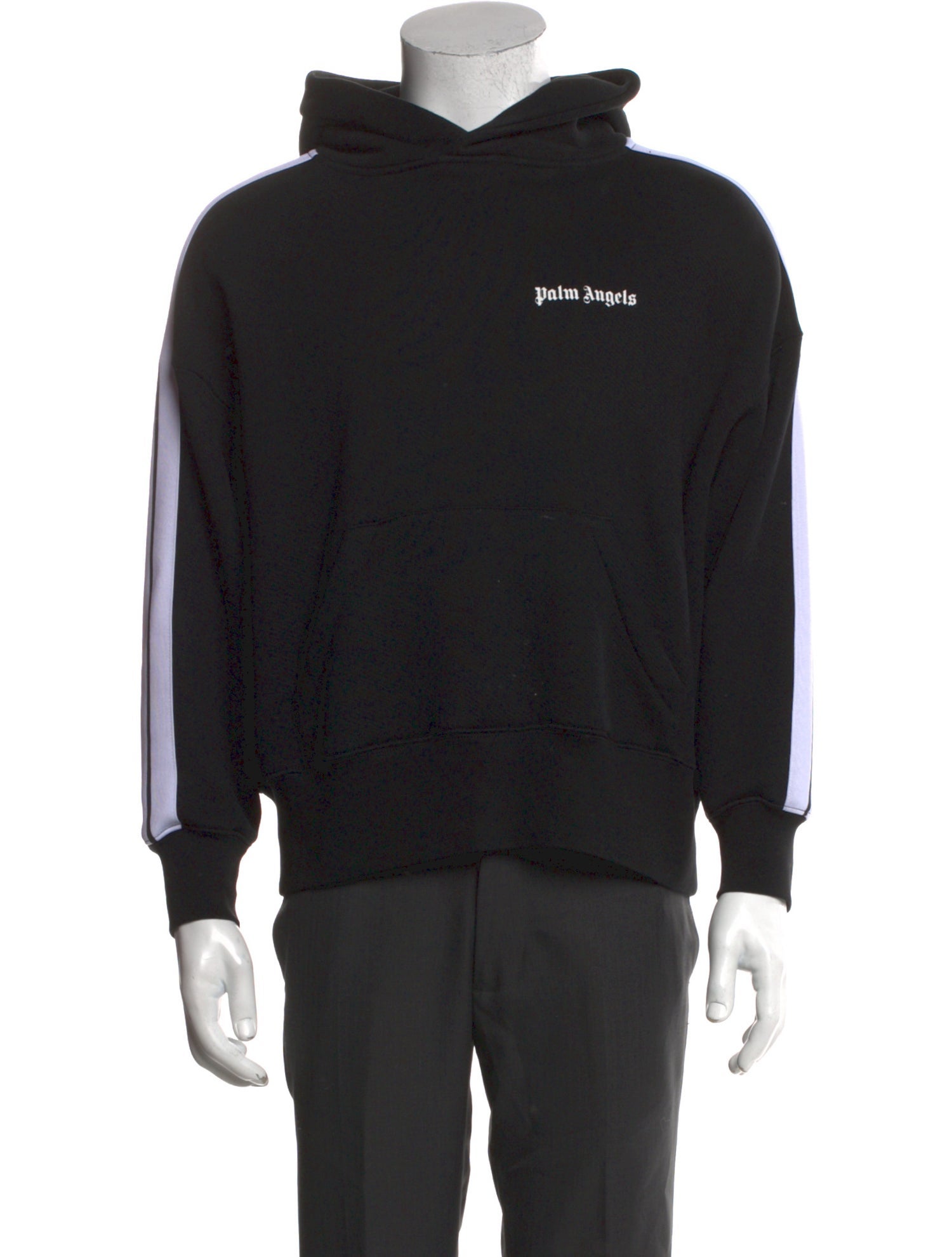 Palm Angels Graphic Print Crew Neck Hoodie