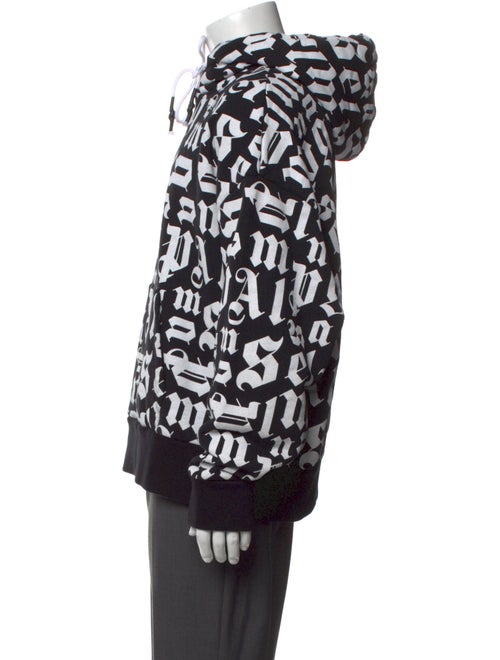 Palm Angels Printed Crew Neck Hoodie