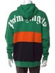 Palm Angels Colorblock Pattern Crew Neck Hoodie