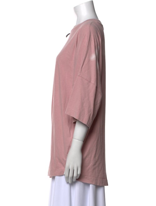 Palm Angels Bateau Neckline Three-Quarter Sleeve Top