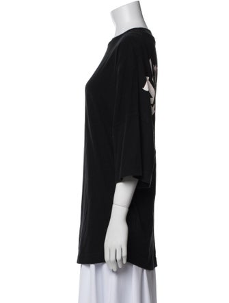 Palm Angels Crew Neck Three-Quarter Sleeve Tunic