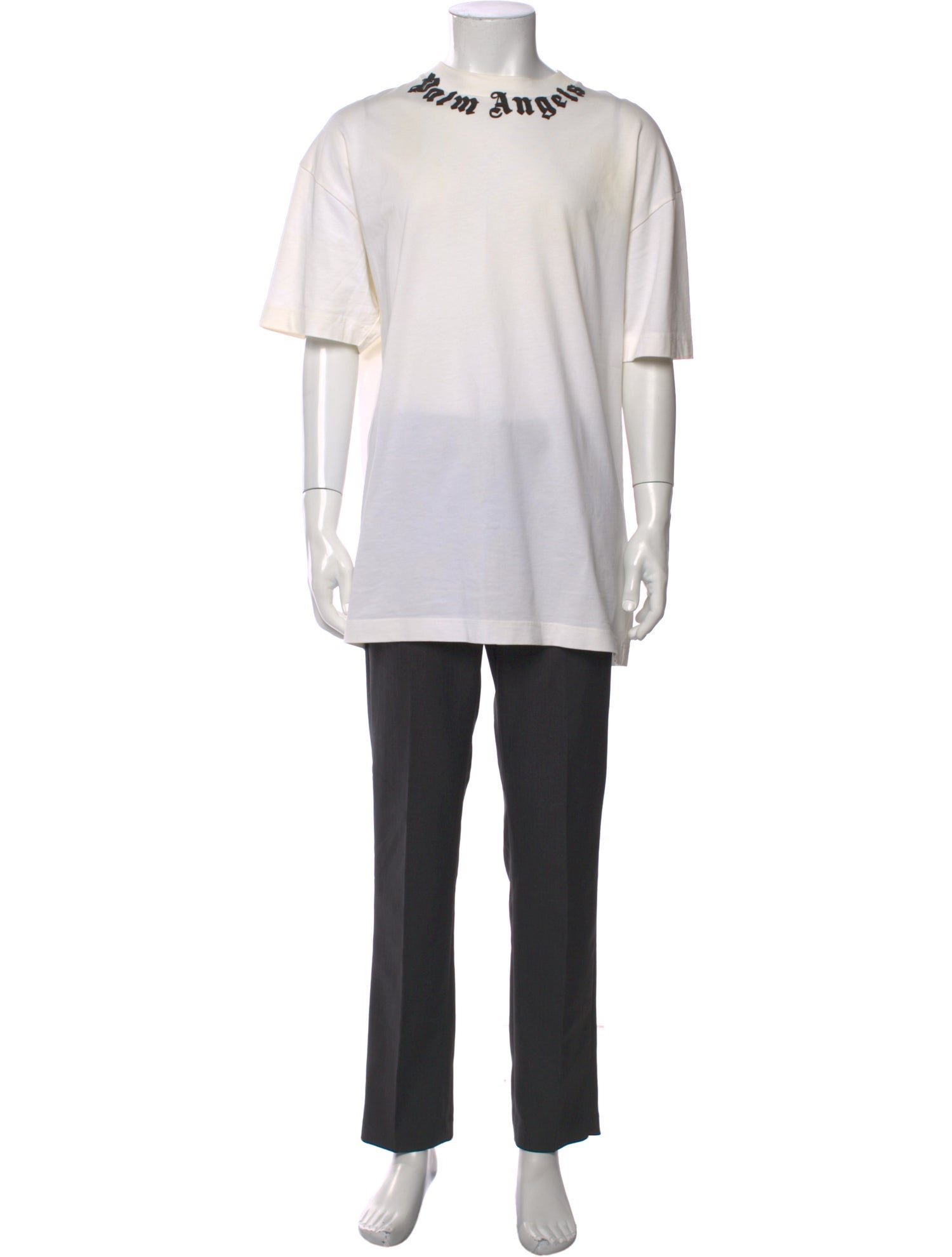 Palm Angels Graphic Print Crew Neck T-Shirt