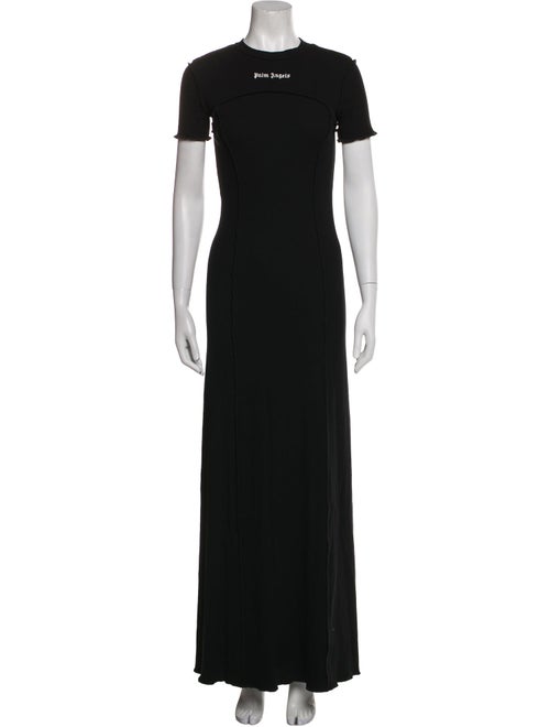 Palm Angels Crew Neck Long Dress