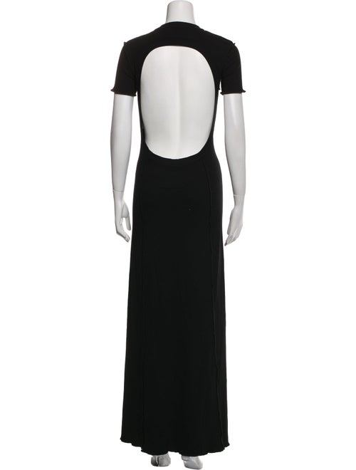 Palm Angels Crew Neck Long Dress