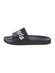 Palm Angels Rubber Graphic Print Slides