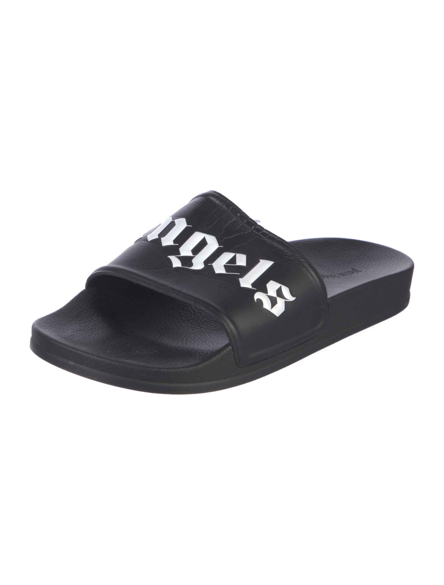 Palm Angels Rubber Graphic Print Slides