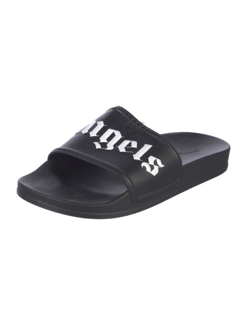Palm Angels Rubber Graphic Print Slides