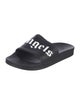 Palm Angels Rubber Graphic Print Slides