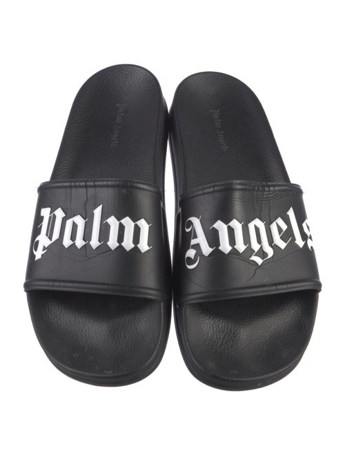 Palm Angels Rubber Graphic Print Slides