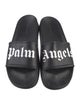 Palm Angels Rubber Graphic Print Slides