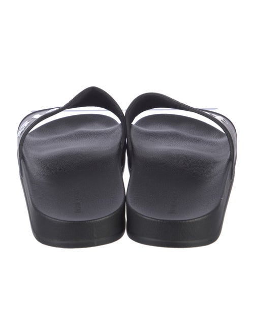 Palm Angels Rubber Graphic Print Slides