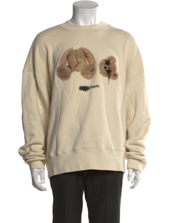 Palm Angels Graphic Print Crew Neck Pullover