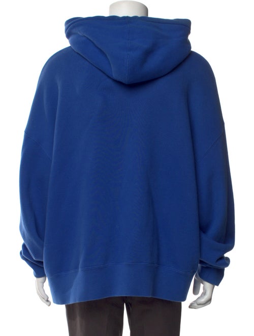 Palm Angels Graphic Print V-Neck Hoodie