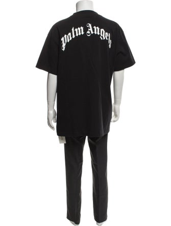 Palm Angels Graphic Print Crew Neck T-Shirt