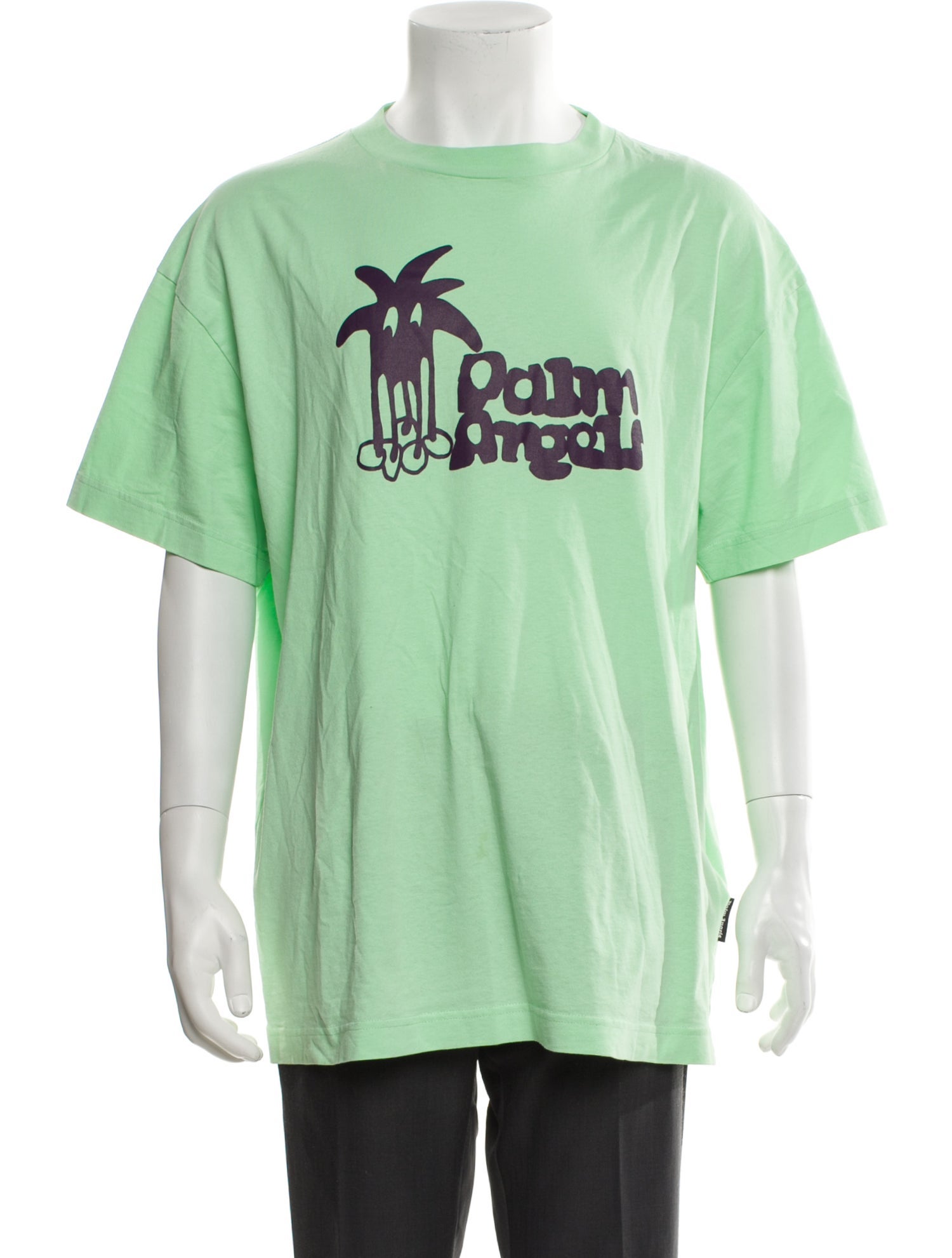 Palm Angels Graphic Print Crew Neck T-Shirt