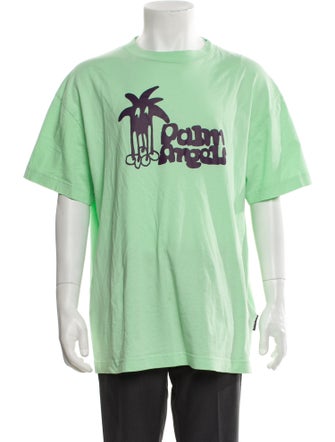 Palm Angels Graphic Print Crew Neck T-Shirt