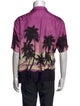 Palm Angels Silk Printed Shirt