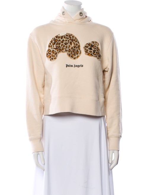 Palm Angels Graphic Print Mock Neck Sweatshirt